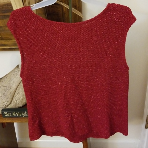 Beautiful red sparkling sweater set - Picture 6 of 8
